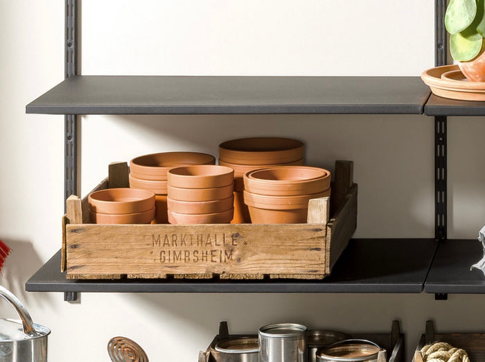 2 Steel Shelf Kit Matte Black 500x800x420mm