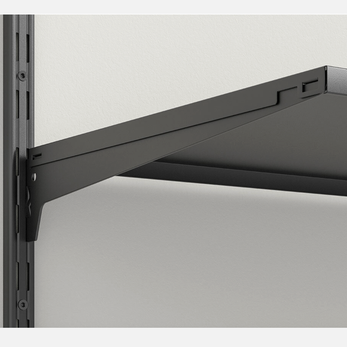 2 Steel Shelf Kit Matte Black 500x800x420mm