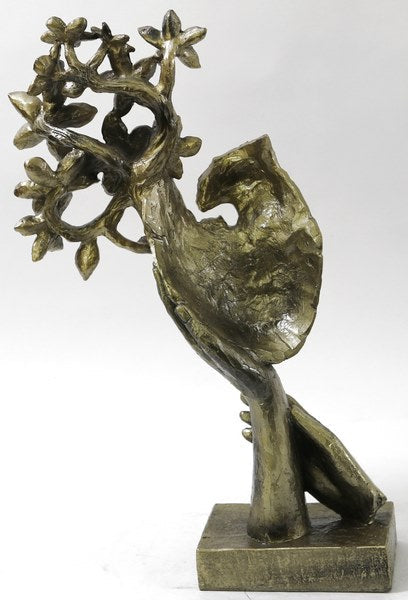A Tribute to Salvador Dali Day Dream Faux Bronze Sculpture Figurine Figure