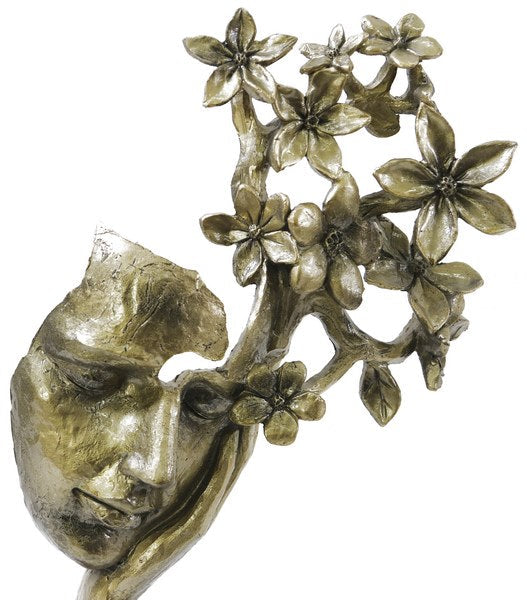 A Tribute to Salvador Dali Day Dream Faux Bronze Sculpture Figurine Figure