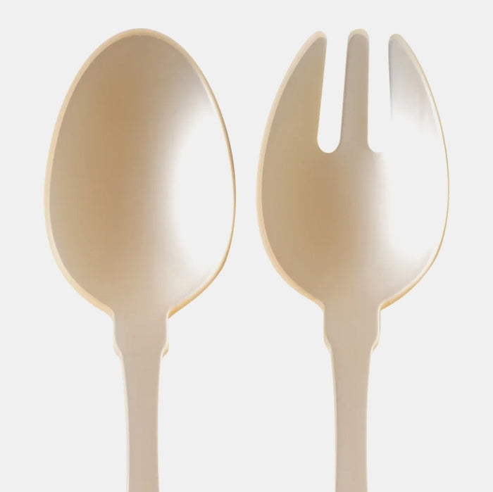 Acrylic Salad Server Set in Pearl