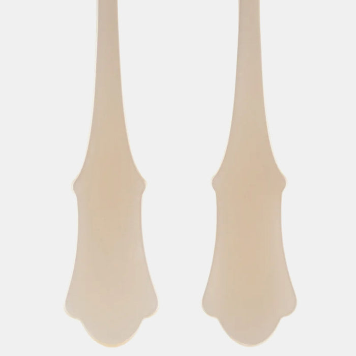 Acrylic Salad Server Set in Pearl