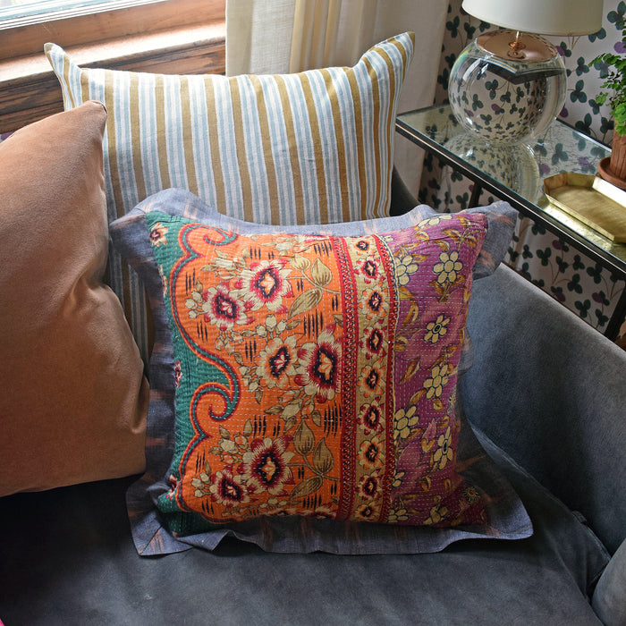 Alacha Saffron Square Pillow