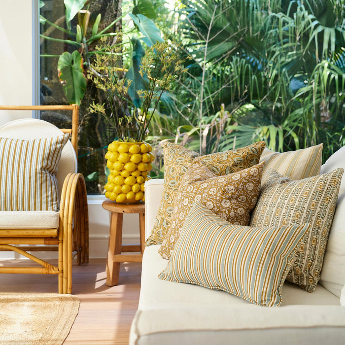 Alacha Saffron Square Pillow