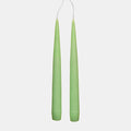 Apple Green Taper Candles