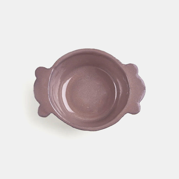Assisi Bowl with Handles in Plum