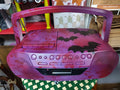 Bats Custom Painted CASSETTE PLAYER + RADIO (works!!) by Taped Off TV