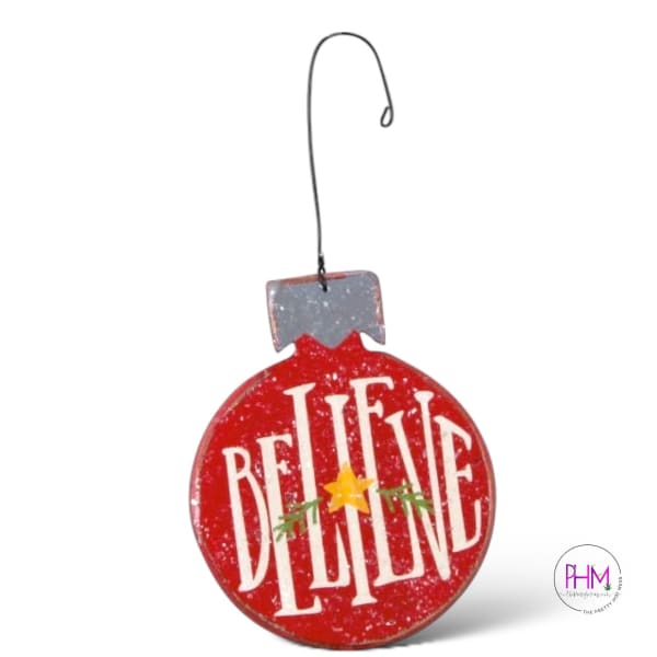 Believe Ornament 🎅🏼 - Holiday