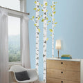 BIRCH TREES PEEL AND STICK GIANT WALL DECALS
