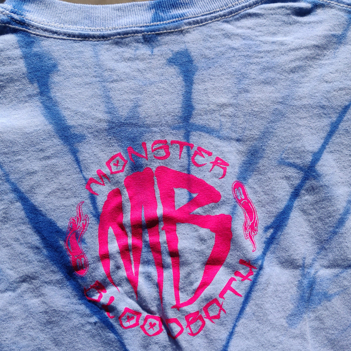 Blue Monster Bloodbath Tie-dyed T-SHiRT by Monster Bloodbath