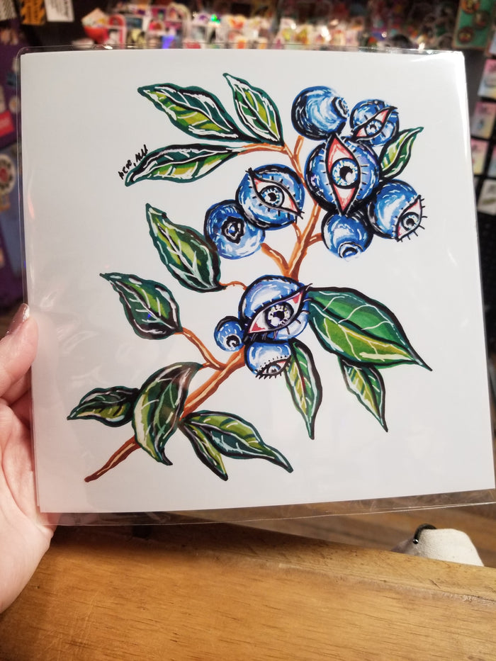 Blueberry Eyes PRINT