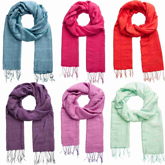 Breezy Silk and Linen Shawls