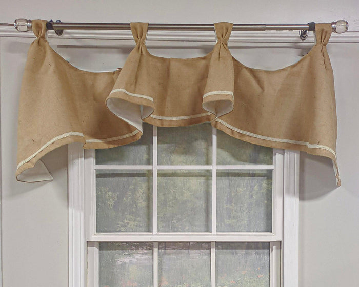 Burlap Jaime Valance