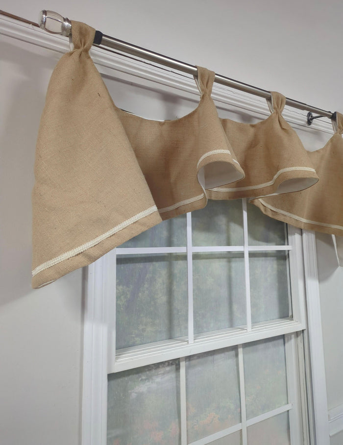 Burlap Jaime Valance