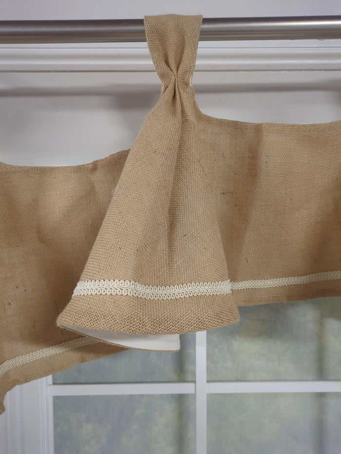 Burlap Jaime Valance