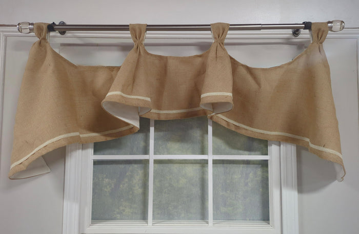 Burlap Jaime Valance
