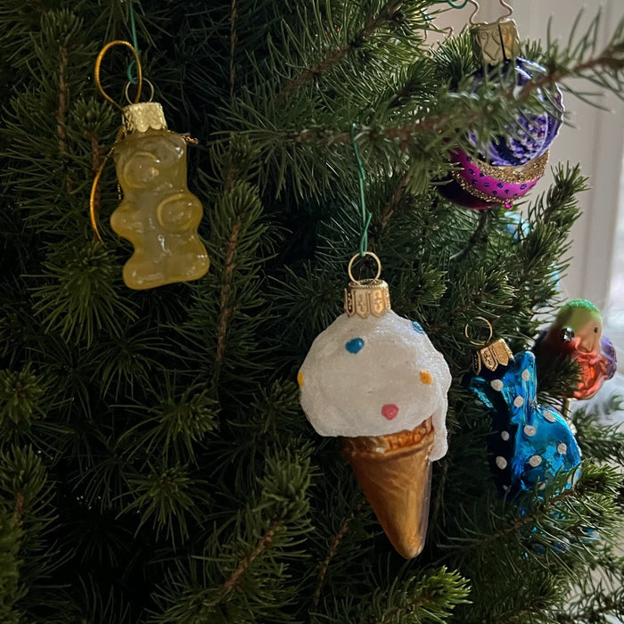 Candy Blue Ornament