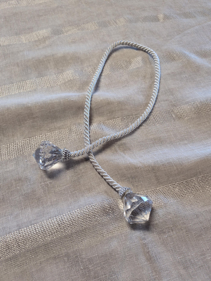 Silver Diamond Drop