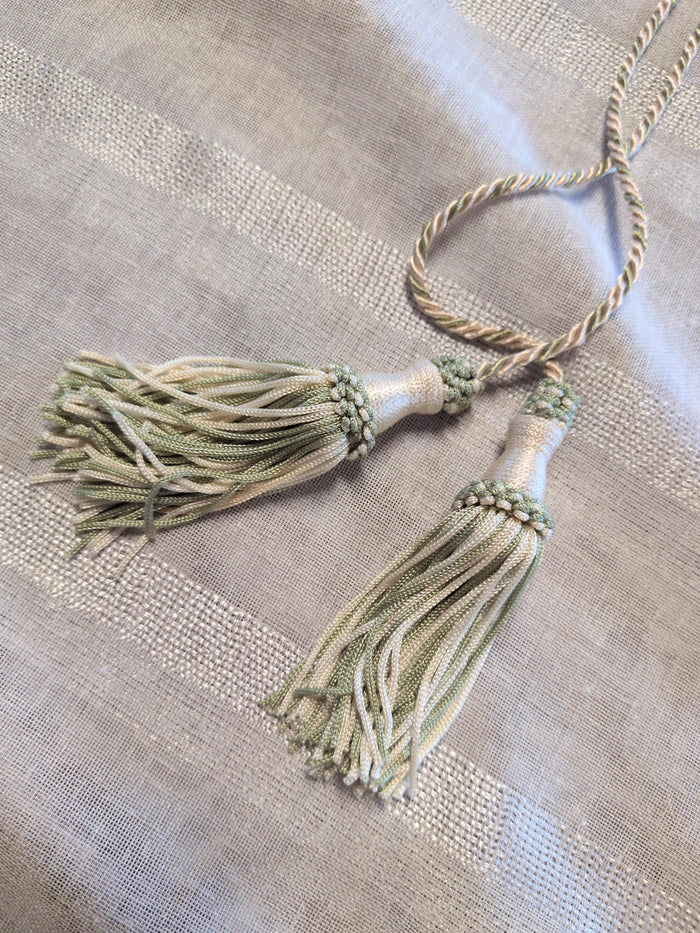Satin Green Tassel