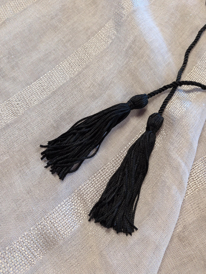 Black Thin Tassel
