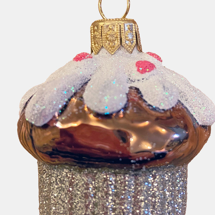 Chocolate Cupcake Ornament