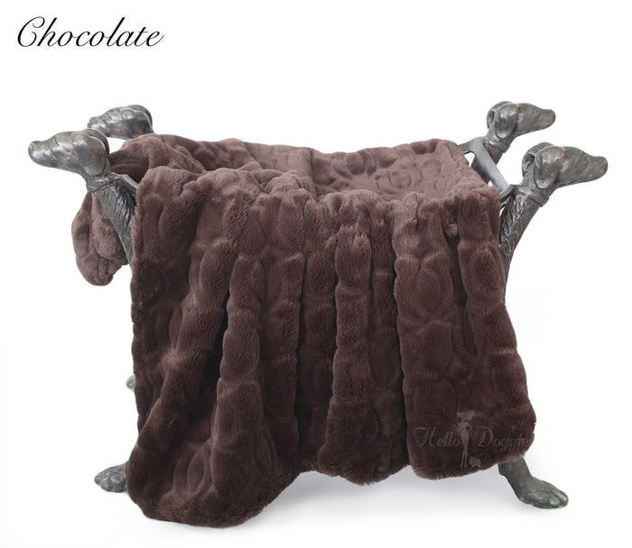 CHOCOLATE MOSCOW DOG BLANKET, Blankets - Bones Bizzness