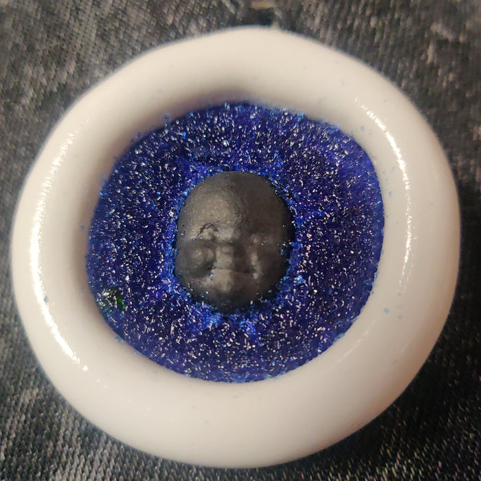 Circle Beeb Face Ceramic NECKLACE