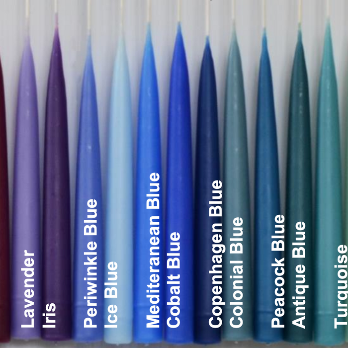 Cobalt Blue Taper Candles