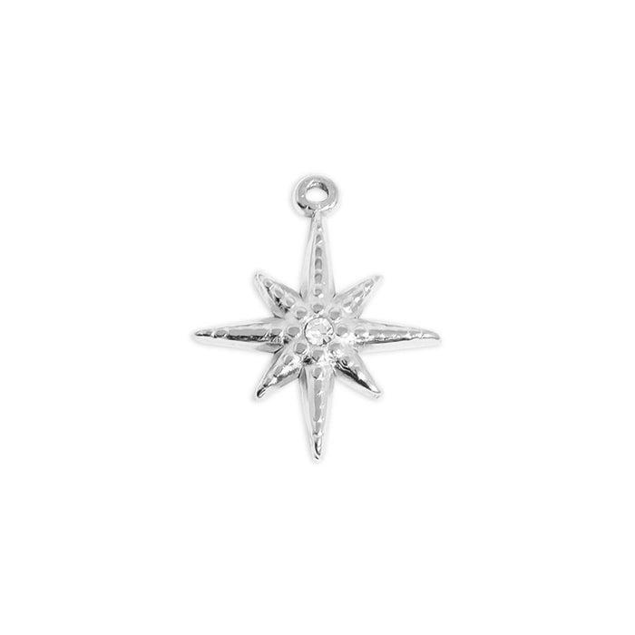 Compass Star Charms