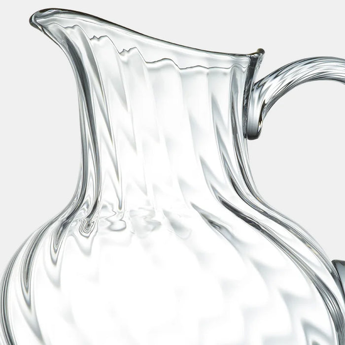 Crystal Pitcher with Ripples