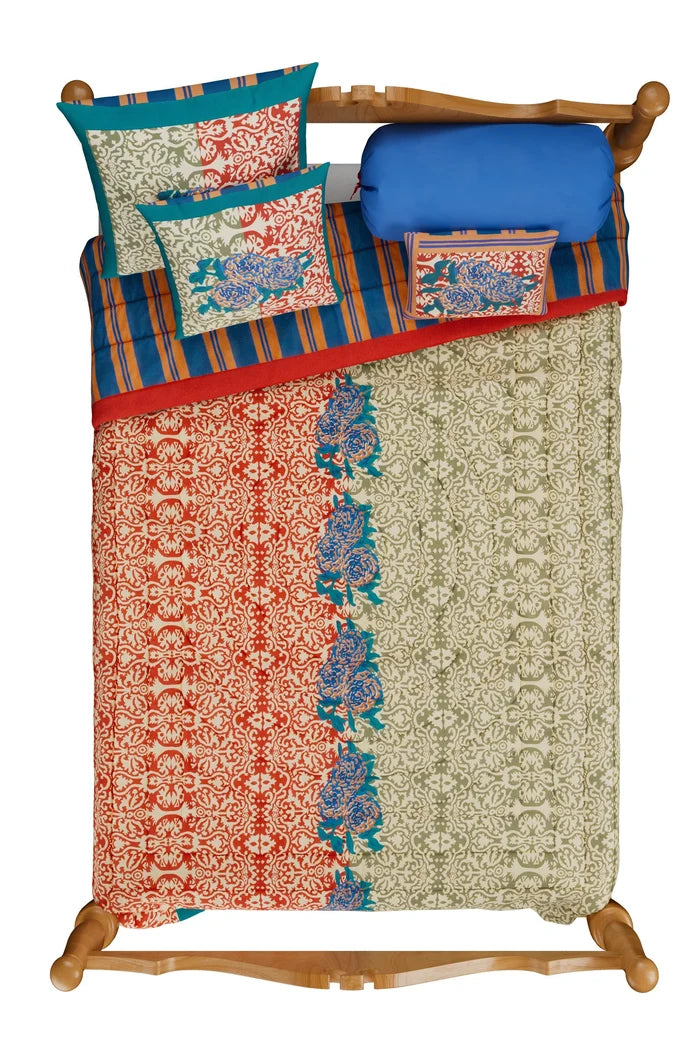Dam Dam Red Sage Square Pillow in 24"