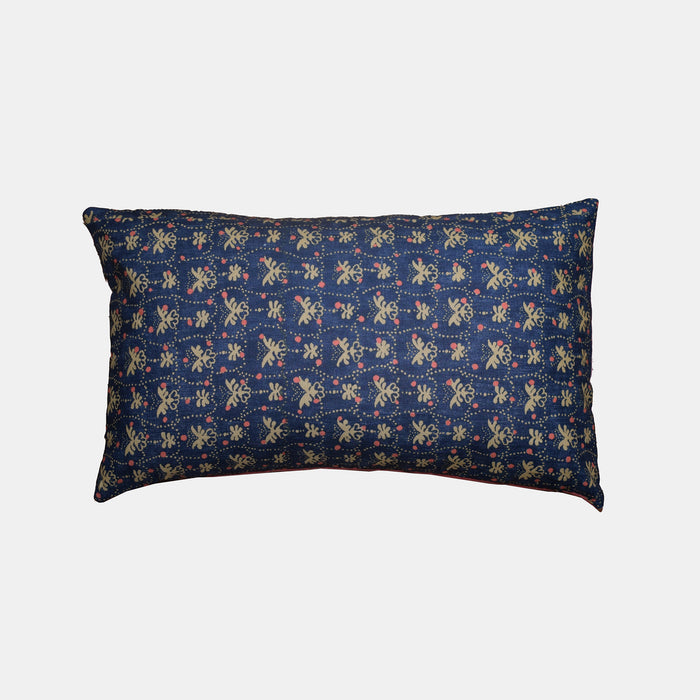 Decors Barbares Moujik Indigo Lumbar Pillow