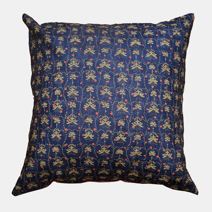 Decors Barbares Moujik Indigo Square Pillow