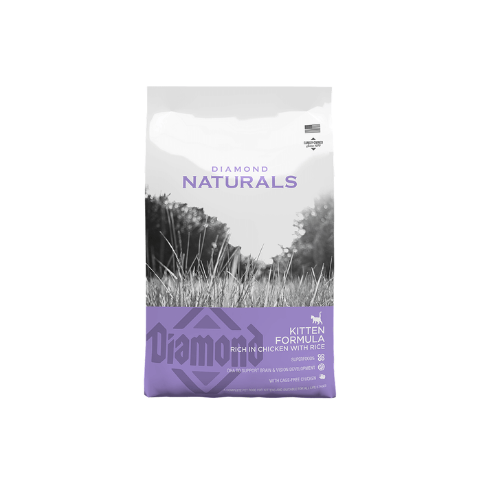 Diamond Naturals Kitten Dry Food Chicken & Rice
