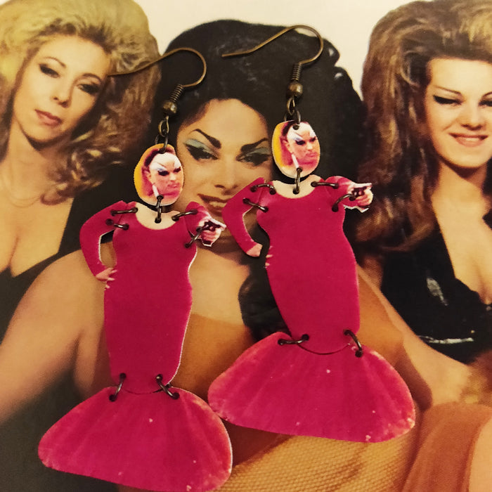Divine (Pink Flamingos) EARRINGS