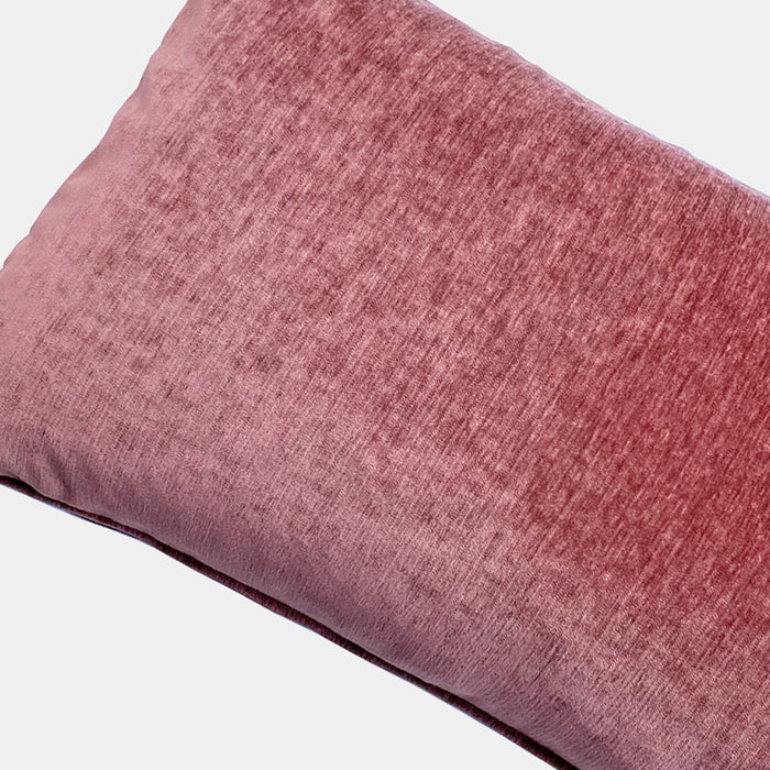 Everest Brick Velvet Lumbar Pillow