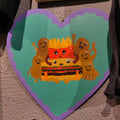 Fast Food Frenzy Heart Shaped  PAINTING