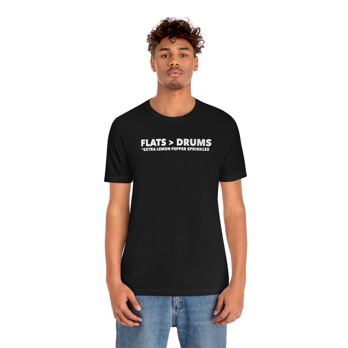 Flats versus Drums Tee