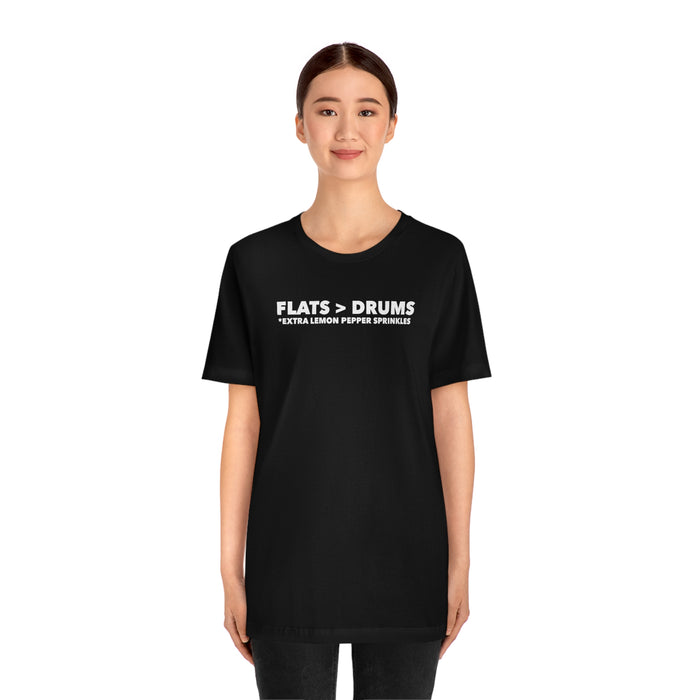 Flats versus Drums Tee