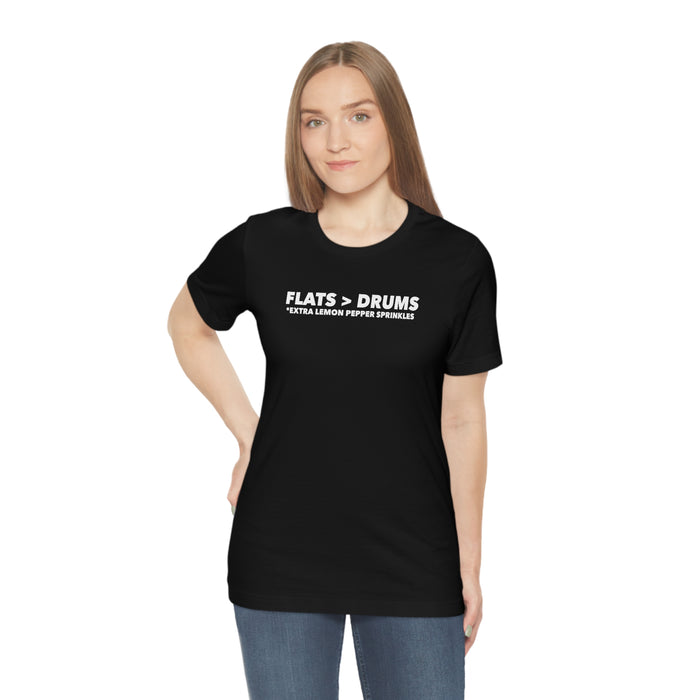 Flats versus Drums Tee