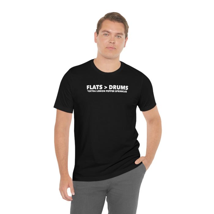 Flats versus Drums Tee