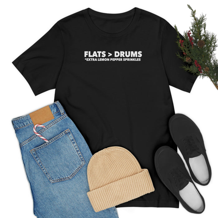Flats versus Drums Tee