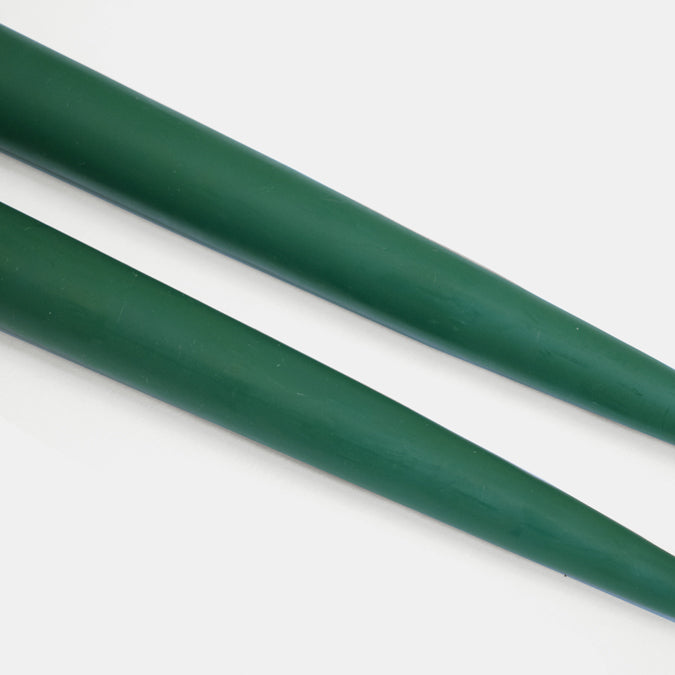 Forest Green Taper Candles