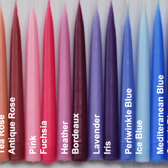 Fuchsia Taper Candles
