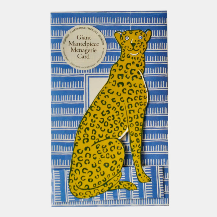 Giant Mantelpiece Card: Cheetah