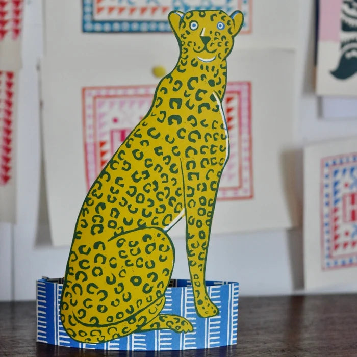 Giant Mantelpiece Card: Cheetah