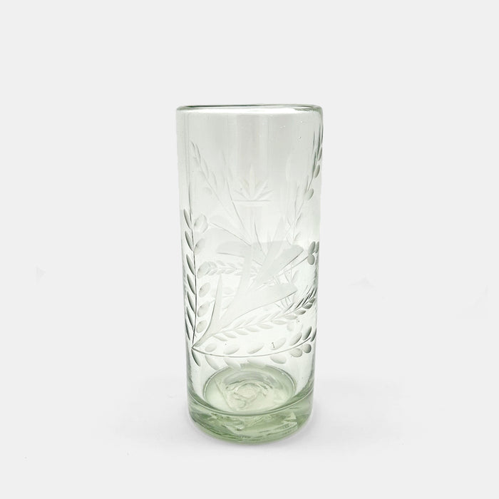 Hand-etched Glass in Tall