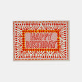 Happy Birthday Pink Orange Card