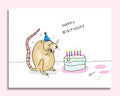 Happy Birthday Rat CARD