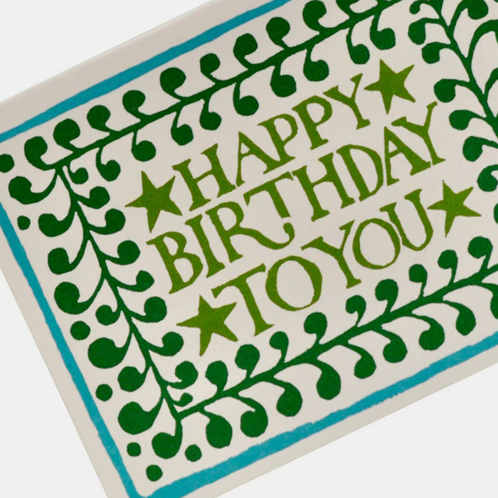 Happy Birthday with Comma Border Card - Collyer's Mansion